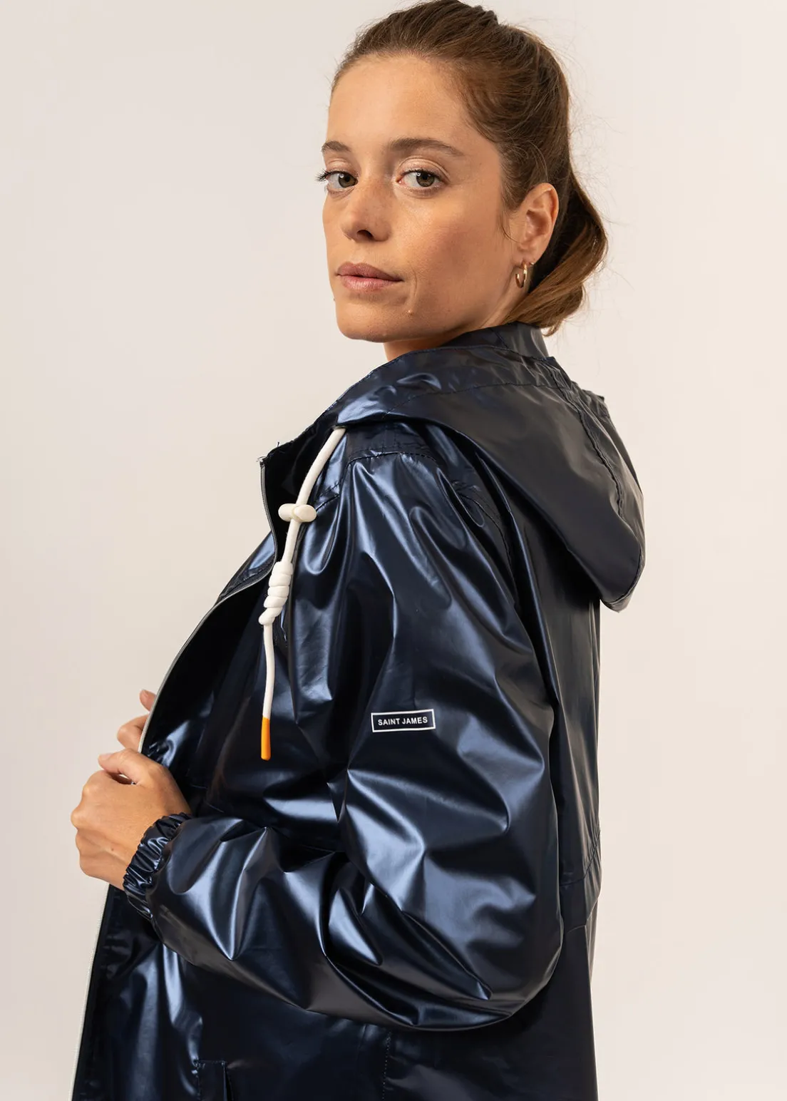 Ste Louna long raincoat