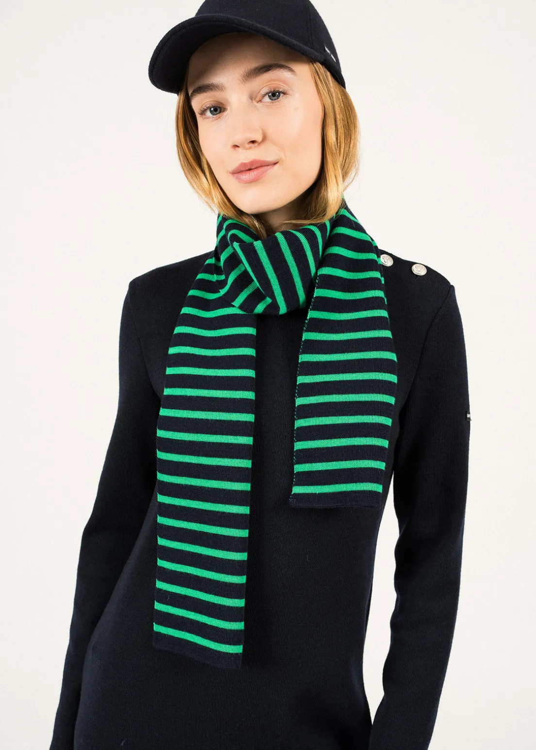 Striped scarf