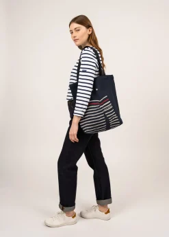 Tote bag in recycled cotton