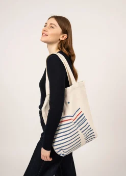 Tote bag in recycled cotton