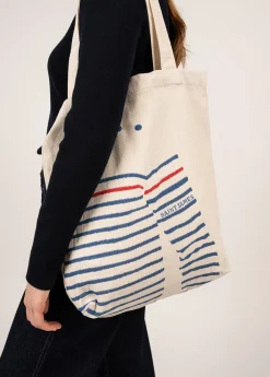 Tote bag in recycled cotton