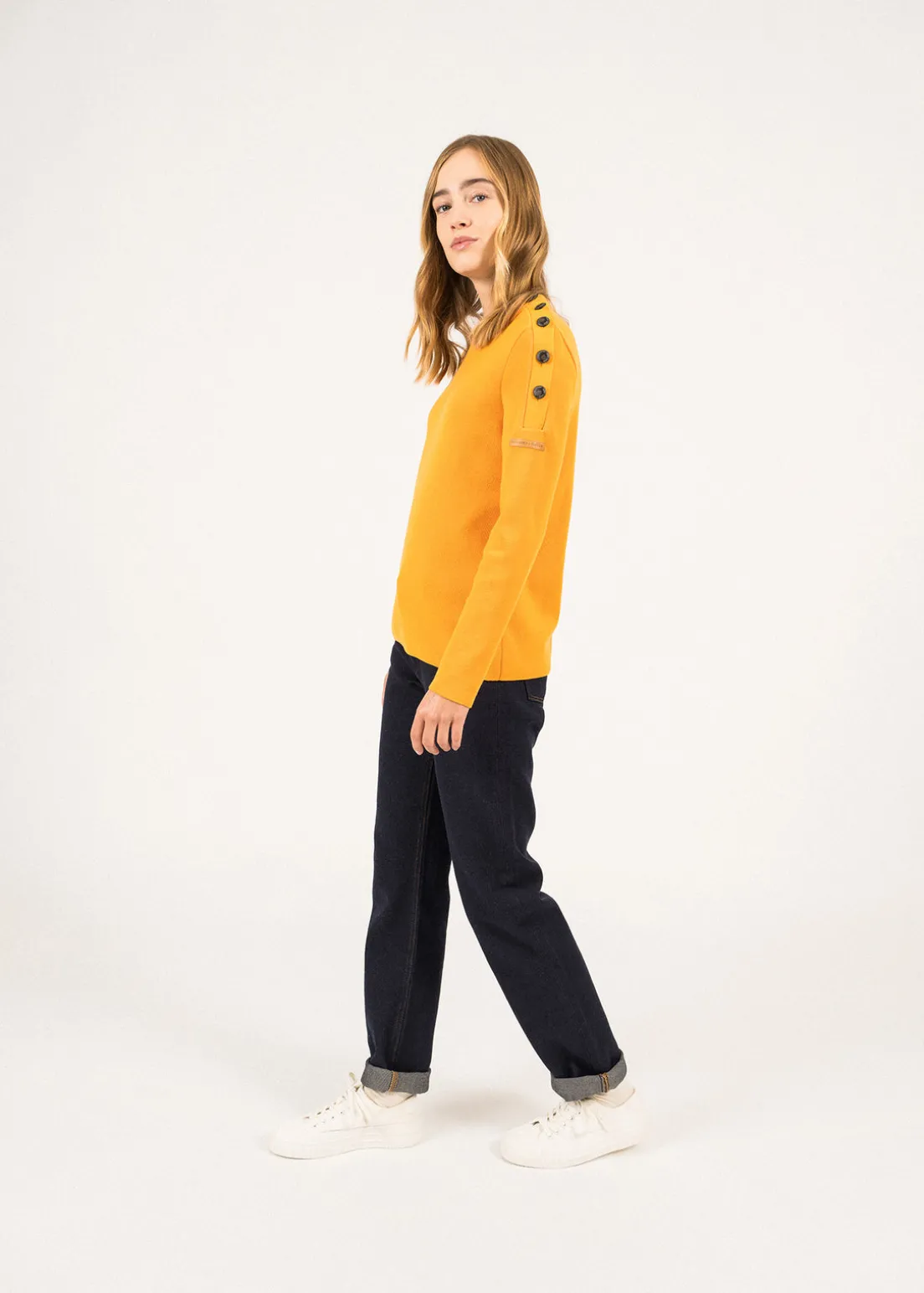 Transmission sailor jumper in Merino wool