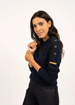 Transmission sailor jumper in Merino wool