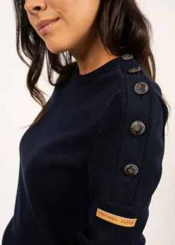 Transmission sailor jumper in Merino wool