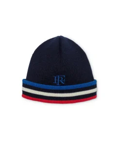 Tricolor wool hat