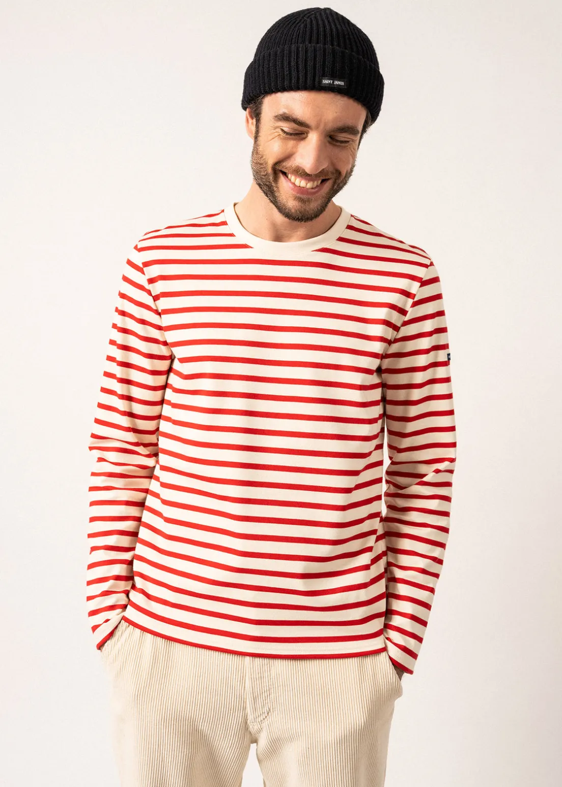 Valognes Round Neck Breton Shirt