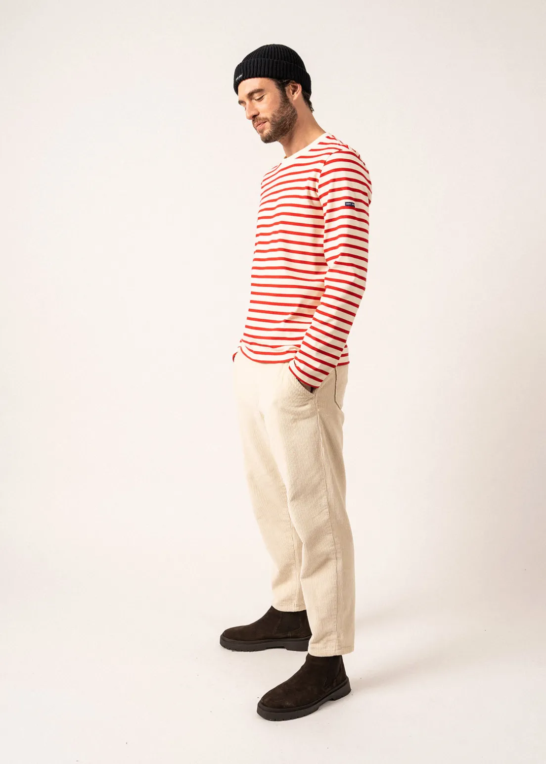 Valognes Round Neck Breton Shirt