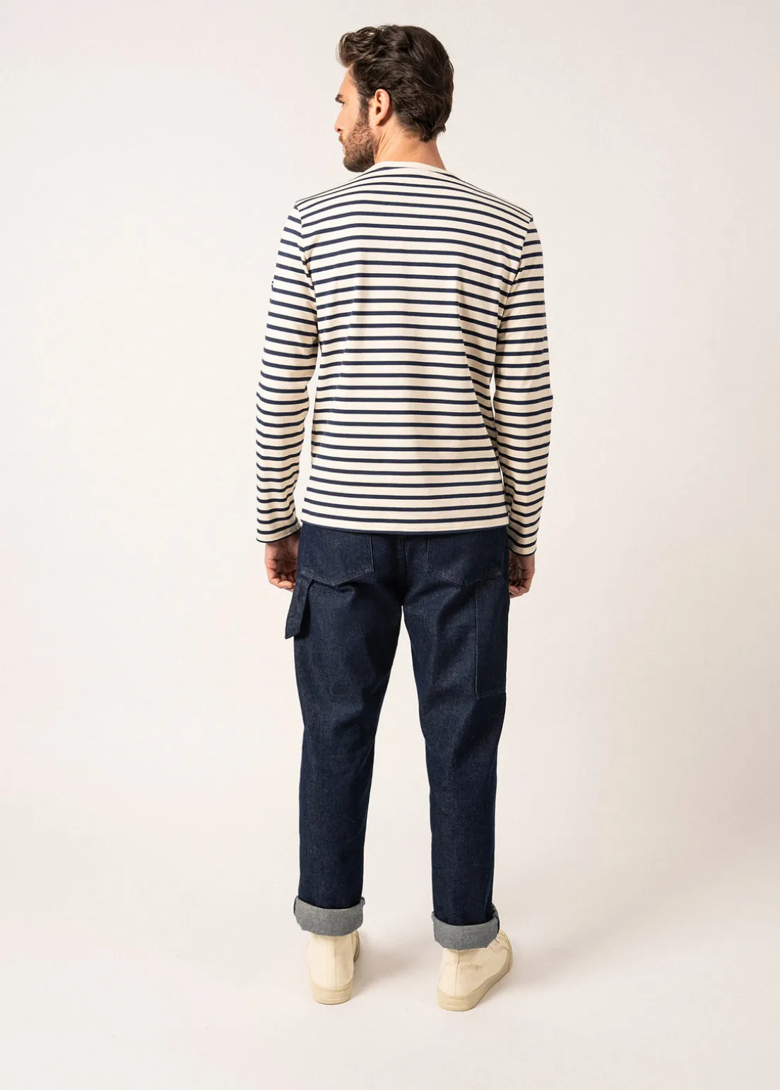 Valognes Round Neck Breton Shirt
