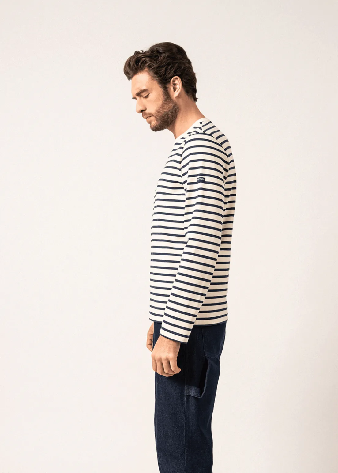 Valognes Round Neck Breton Shirt