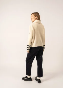 Vanoise Sailor-inspired High Neck Jumper