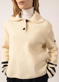 Vanoise Sailor-inspired High Neck Jumper