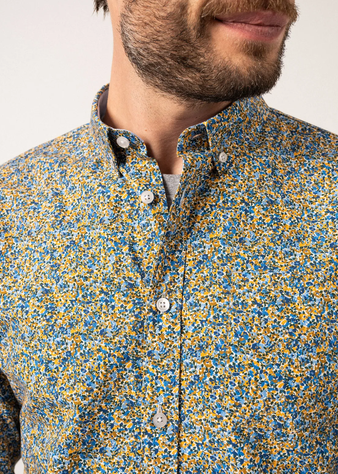 Veli Floral Patterned Shirt