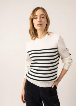 Verdon Striped Sailor-inspired Jumper