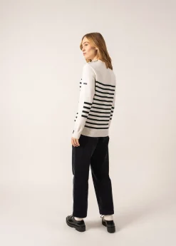 Verdon Striped Sailor-inspired Jumper
