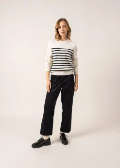 Verdon Striped Sailor-inspired Jumper