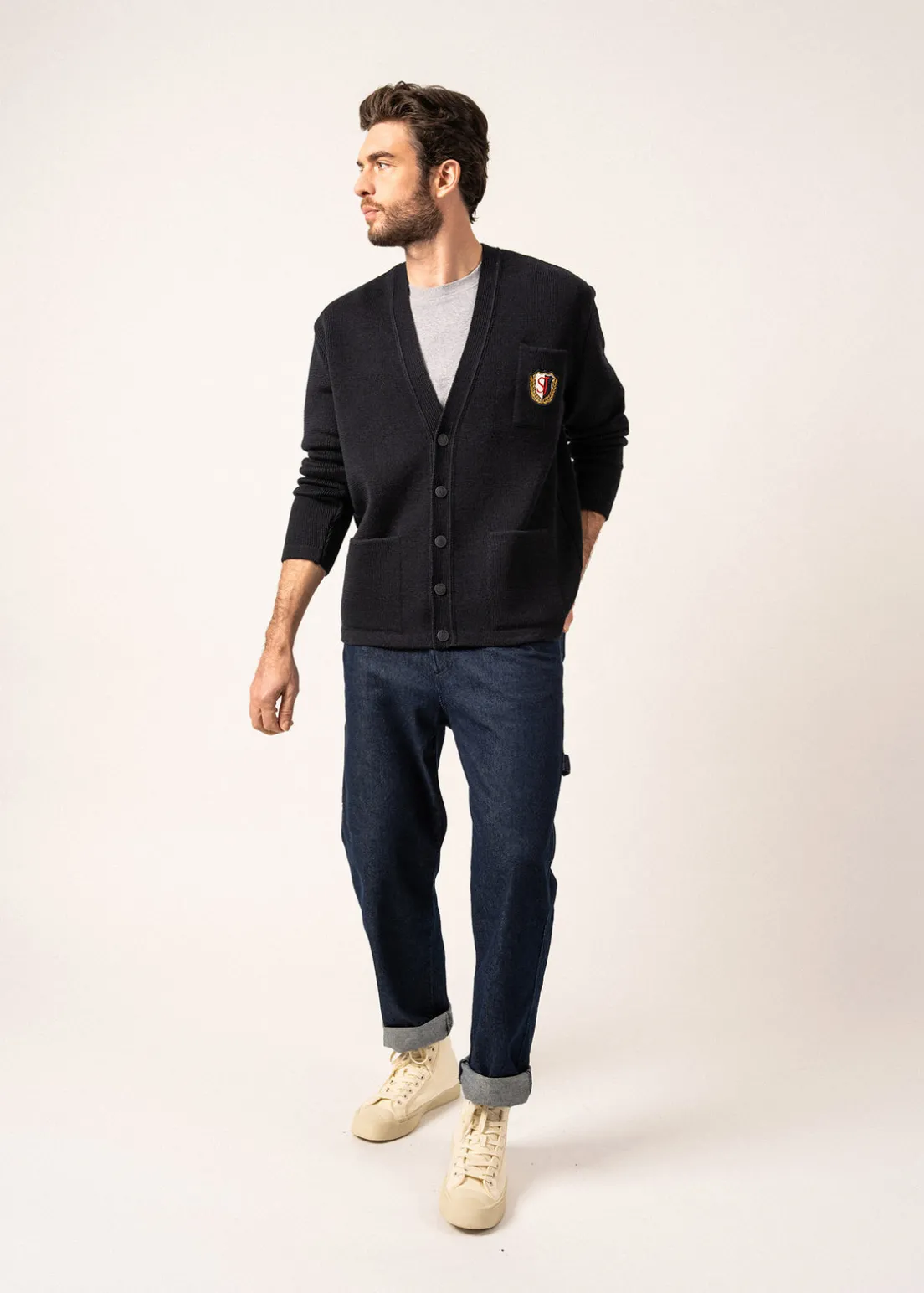 Yachting Réédit Wool Cardigan